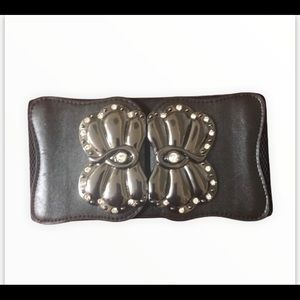 🔴Black Belt with Rhinestones